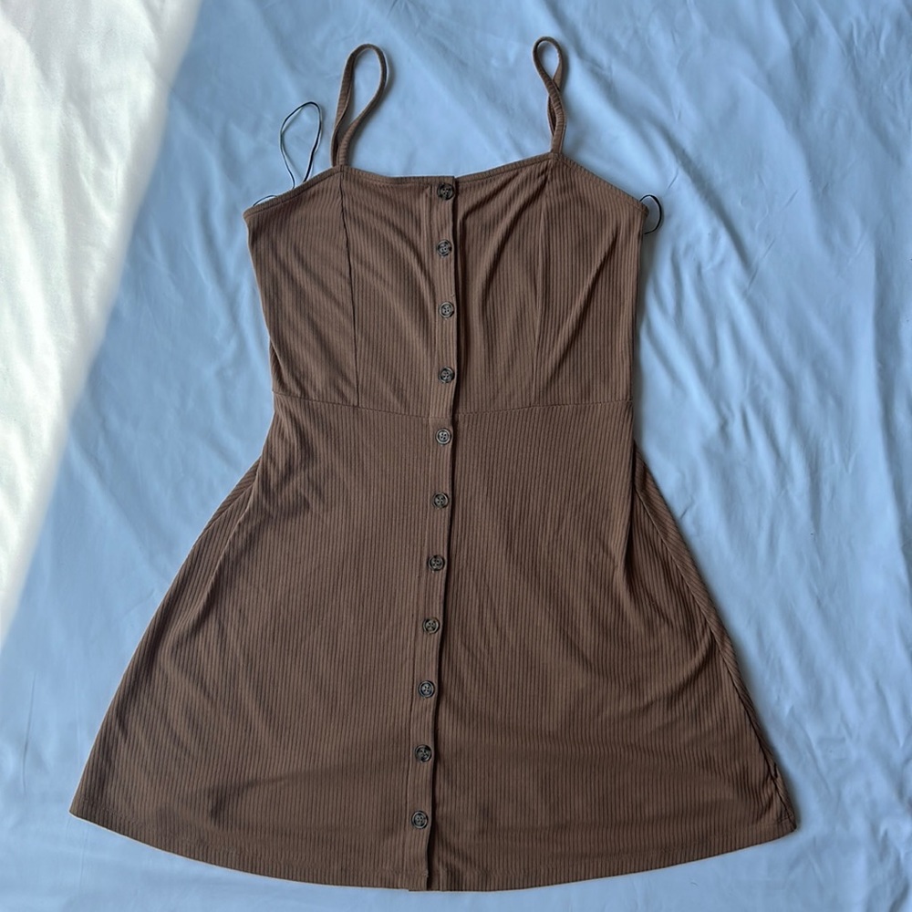 Tan summer dress - L